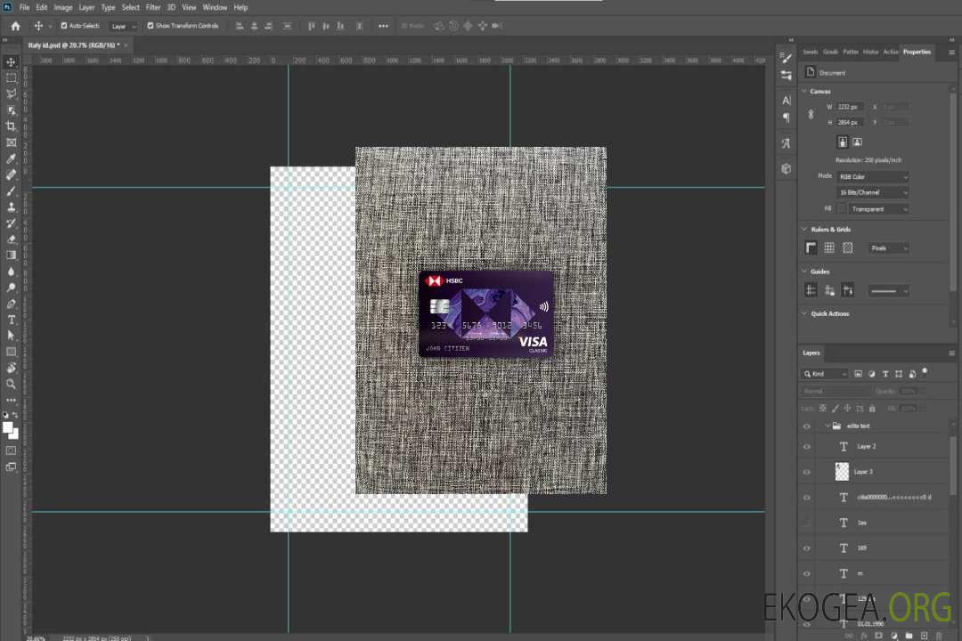 Grèce HSBC visa carte classique photolook recto template Grèce HSBC visa carte classique photolook recto template